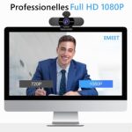 Webcam auf einem Monitor mit Darstellung des Full-HD-Bildes