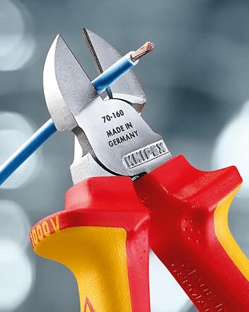 KNIPEX Crimpzange 97 51 10 für Westernstecker mit schwarzen Mehrkomponenten-Griffen – Detail 2