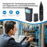 NOYAFA NF-8209 Netzwerkkabel-Tester mit LCD-Anzeige, Fernadapter und Empfänger für die Leitungssuche