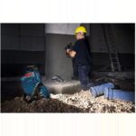 Bosch Professional GLI 18V-2200 C Akku-Baustellenlampe in Blau mit verstellbarem Leuchtkopf