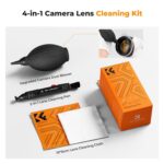 K&F Concept Reinigungsset mit Blasebalg, Reinigungsstift und zwei Mikrofasertüchern