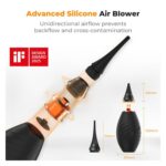 K&F Concept 10-in-1 Reinigungsset mit Blasebalg, zwei Düsen, Reinigungsstift, sechs Tüchern und Reiniger