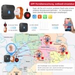 CallToU Notrufknopf-Set in Schwarz mit Empfänger und zwei tragbaren Sendern