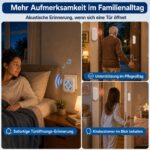 SanJie Funk-Türsensor mit Magnet und Empfänger für die Steckdose