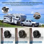 Uzone 305WF Rückfahrkamera kabellos mit Magnetfuss und Akku