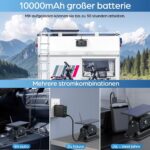 VASTEND VS-7A Solar-Rückfahrkamera mit Magnetfuss und 7-Zoll-Monitor