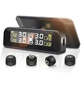 Geloo T11 Reifendruckkontrollsystem mit Solarmonitor und vier Ventilsensoren – Detail 3