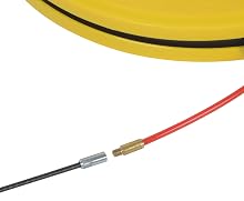 C.K Kabeleinziehband 495054 mit 30 Meter rotem Nylonband im schwarz-gelben Kunststoffgehäuse – Detail 3
