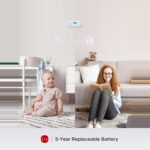 X-Sense XC04-R Kohlenmonoxid-Melder mit LCD-Display, freistehend auf ebener Fläche