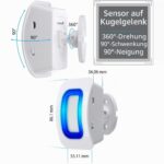 Fosmon 51089HOMEU Funk-Bewegungsmelder mit Sender und Empfänger für die Steckdose