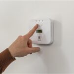 ABUS Kohlenmonoxid-Melder COWM510 in Weiss mit LCD-Anzeige