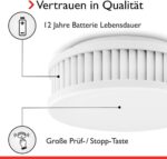 PYREXX PX-1 Rauchmelder mit 10-Jahres-Batterie und Magnethalterung ohne Bohren – Bild 3