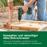 Bosch EasyDrill 18V-40 Akkuschrauber, 13-mm-Bohrfutter, 20 Drehmomentstufen, Koffer – Bild 3