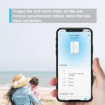 Tapo T110 Smart-Kontaktsensor für Türen und Fenster, App-Alarm, werkzeuglose Montage – Bild 3