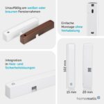 Homematic IP Fenster- und Türkontakt optisch, ohne Magnet, mit Batterie – Bild 3