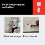 WOLF SHIELD Mini CO-Melder mit LCD-Anzeige und Standhalterung