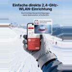 Drei X-Sense SWS0B WLAN-Wassermelder in Weiss, flach am Boden neben einer Waschmaschine