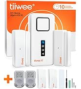 tiiwee X1-XL Alarmset mit Sirene, vier Fenstersensoren und zwei Fernbedienungen – Detail 3