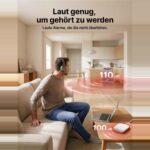 X-Sense SWS51 Wassermelder in Weiss, flacher Funksensor mit Sonden an der Unterseite