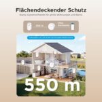 GoveeLife Wassermelder-Set mit Gateway und fünf weissen Funk-Wassersensoren