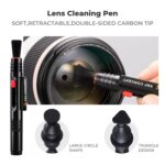K&F Concept 15-in-1 Kamera-Reinigungsset mit Blasebalg, Reinigungsstift, Reinigungsflüssigkeit und Mikrofasertüchern
