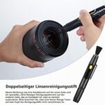 KuuZuse Kamera-Reinigungsset mit Gebläse, Reinigungsstift, Mikrofasertüchern, Sensortupfern und Tragetasche