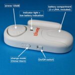 tiiwee TWWA01 Tür- und Fensteralarm in Weiss mit Magnetkontakt, Zweierset