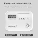 NEMAXX CM18 Kohlenmonoxid-Melder mit LCD-Display an der Wand