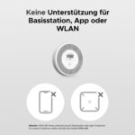 X-Sense XP0A-SR kombinierter Rauch- und Kohlenmonoxidmelder mit LCD-Anzeige