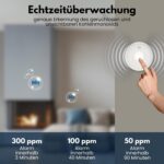Zwei Aroha Safety Pro CS11 Kombimelder für Rauch und Kohlenmonoxid in Weiss