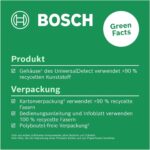 Bosch UniversalDetect Leitungssuchgerät mit Display an einer Wand