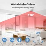 TECKNET TK-HA001 Bewegungsmelder-Alarm in Weiss mit Fernbedienung