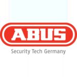 ABUS SG3210 Sirenen-Attrappe in Weiss-Grau mit roter Blitzabdeckung für die Aussenwand