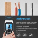 FOLAI 550B Wandscanner in Blau mit LCD-Anzeige und fünf Scanmodi