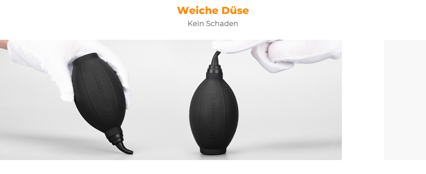 K&F Concept Reinigungsset mit Blasebalg, Reinigungsstift und zwei Mikrofasertüchern – Detail 4