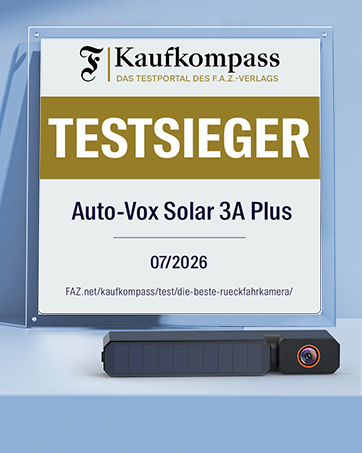 AUTO-VOX SL5 Solar-Rückfahrkamera mit Magnetfuss und 5-Zoll-Monitor – Detail 4