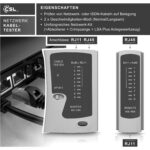 CSL Netzwerk-Kit mit Kabeltester, Krimpzange, Abisolierer und LSA-Anlegewerkzeug