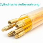 Akuoly Kabel-Einziehstangen aus Fiberglas mit Haken, Ring und Aufbewahrungsrohr
