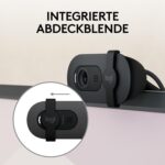 Nahaufnahme des Schiebers, mit dem das Objektiv abgedeckt wird