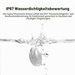 Aqara Wassermelder SJCGQ11LM, flacher weisser Zigbee-Sensor für Wasserlecks