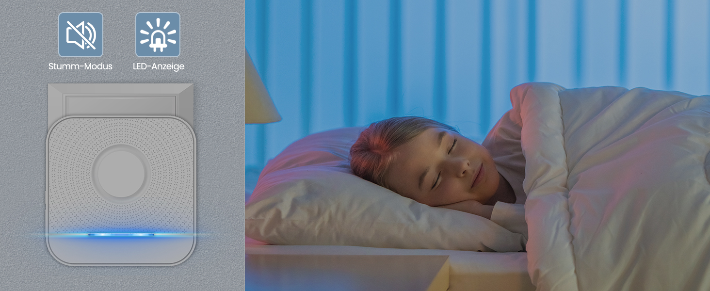BITIWEND Funkgong-Empfänger für die Steckdose mit Tür- und Fenstersensor – Detail 4