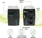 Master Power USV 650 VA / 360 W mit 2 Schuko-Ausgängen, kompakte Notstromversorgung – Bild 4