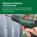 Bosch EasyDrill 18V-40 Akkuschrauber, 13-mm-Bohrfutter, 20 Drehmomentstufen, Koffer – Bild 4