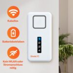 tiiwee X1-XL Alarmset mit Sirene, vier Fenstersensoren und zwei Fernbedienungen