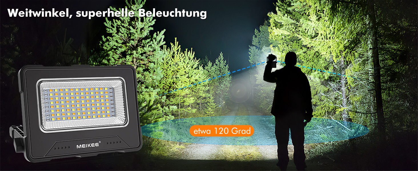 MEIKEE FLC060 Akku-Arbeitsleuchte mit klappbarem Bügel und Magnethalterung – Detail 4