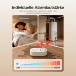 GoveeLife Wassermelder-Set mit Gateway und fünf weissen Funk-Wassersensoren