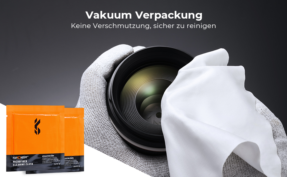 K&F Concept 15-in-1 Kamera-Reinigungsset mit Blasebalg, Reinigungsstift, Reinigungsflüssigkeit und Mikrofasertüchern – Detail 4