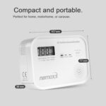 NEMAXX CM18 Kohlenmonoxid-Melder mit LCD-Display an der Wand