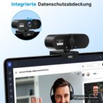 Schieber, der das Objektiv der Webcam abdeckt