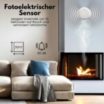 Aroha Safety Pro CS11 kombinierter Rauch- und Kohlenmonoxidmelder in Weiss